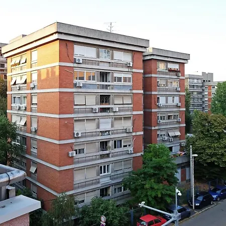 Sky City View Apartment & Big Terrace Belgrad Exterior foto